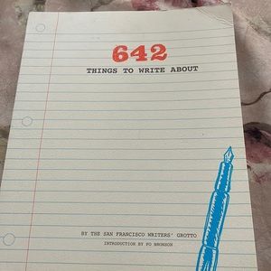 642 things to write about book, softcover